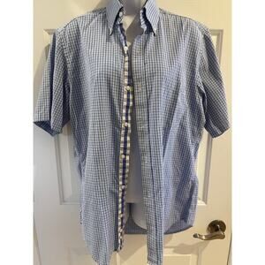 TailorByrd Men’s Short Sleeve Button-Down Shirt — Size M